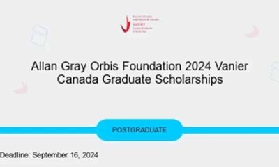 Allan Gray Orbis Foundation Vanier Canada scholarship