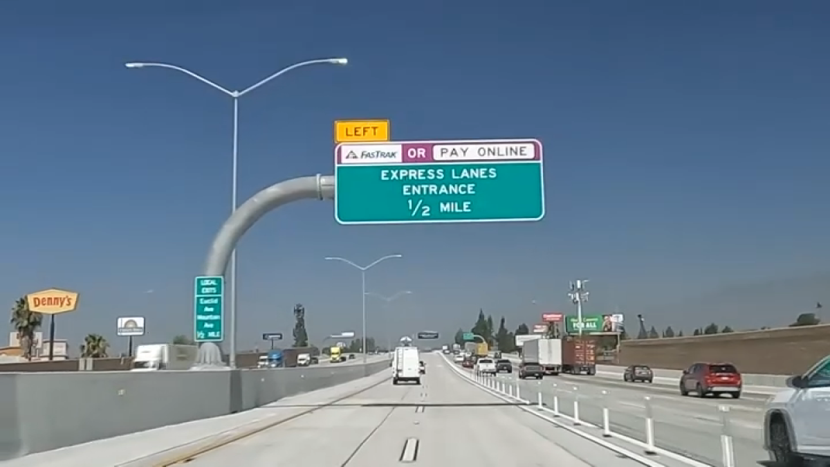 10 Freeway express lanes open Thursday. Here’s how to get access – NBC Los Angeles