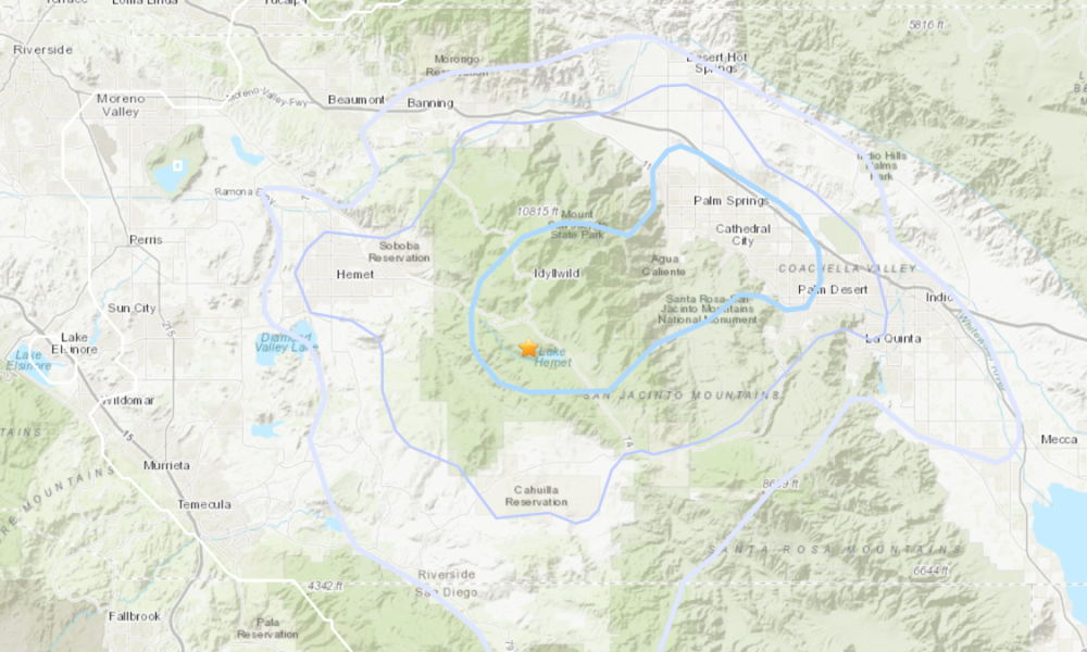 Magnitude 3.5 earthquake shakes Idyllwild area – NBC Los Angeles