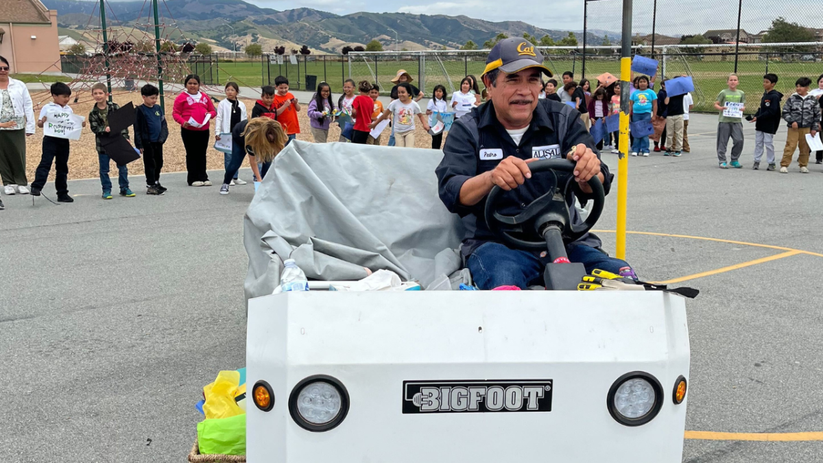 School custodian receives emotional celebration for his retirement – NBC Los Angeles