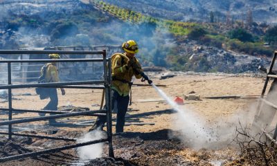 After rollover crash, nearly 20 fire crews hurt in Airport Fire – NBC Los Angeles