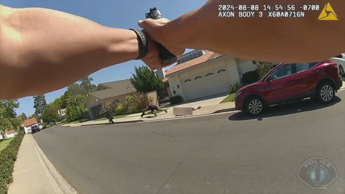 Body cam footage shows officer shooting man who stabbed mother – NBC Los Angeles