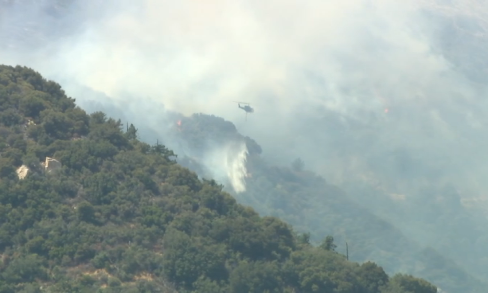 Bridge Fire in Angeles National Forest becomes 8 times bigger – NBC Los Angeles