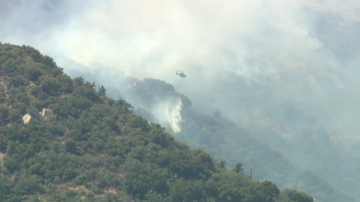 Bridge Fire in Angeles National Forest becomes 8 times bigger – NBC Los Angeles