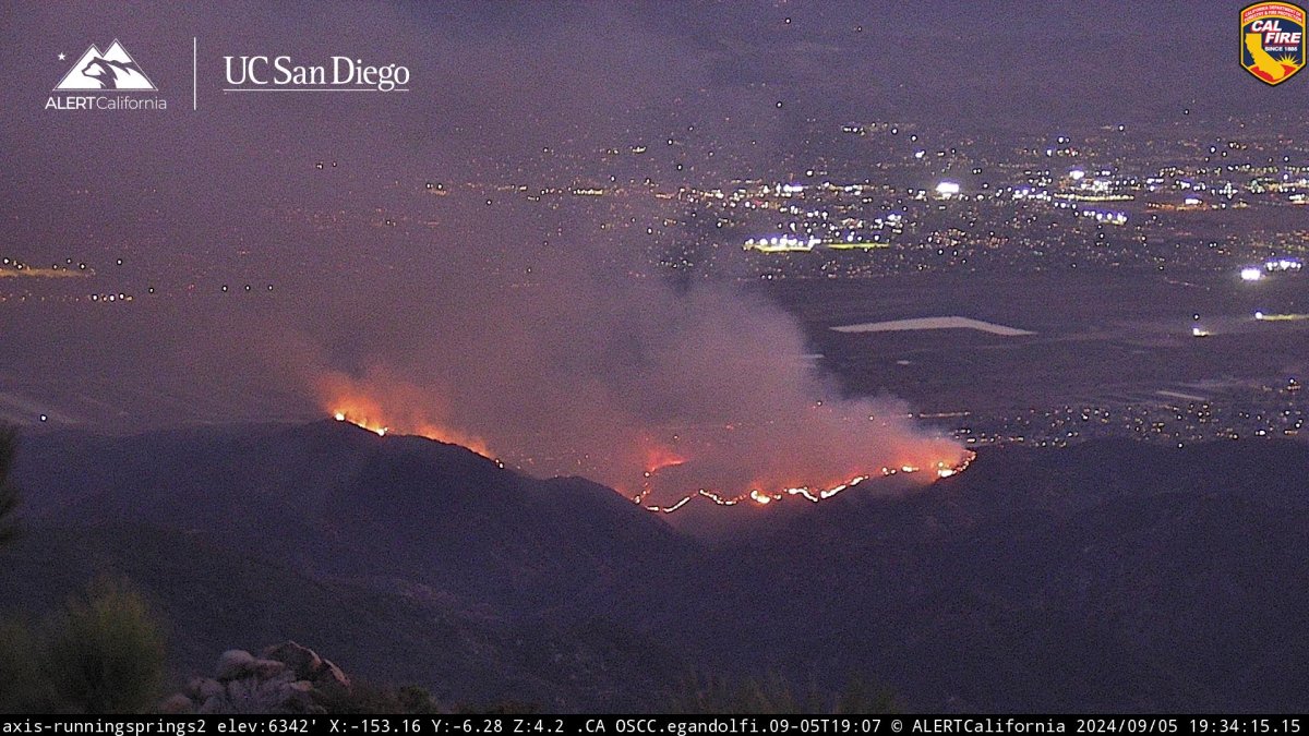 Brush fire burns near homes in Highland – NBC Los Angeles