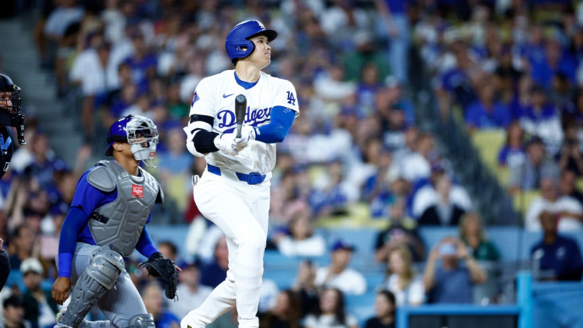 Dodgers hit 4 homers in 1st, then rally to beat Cubs 10-8. Shohei Ohtani hits 47th homer and steals 48th base – NBC Los Angeles