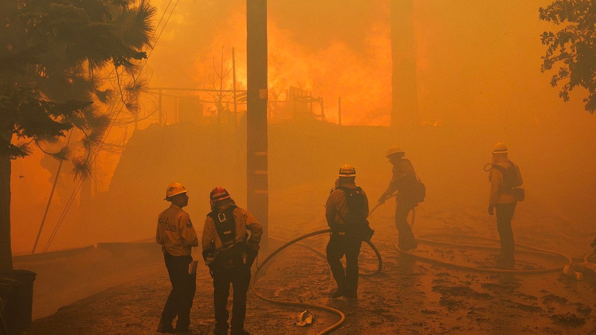 Firefighters strengthen control lines on the Line Fire – NBC Los Angeles