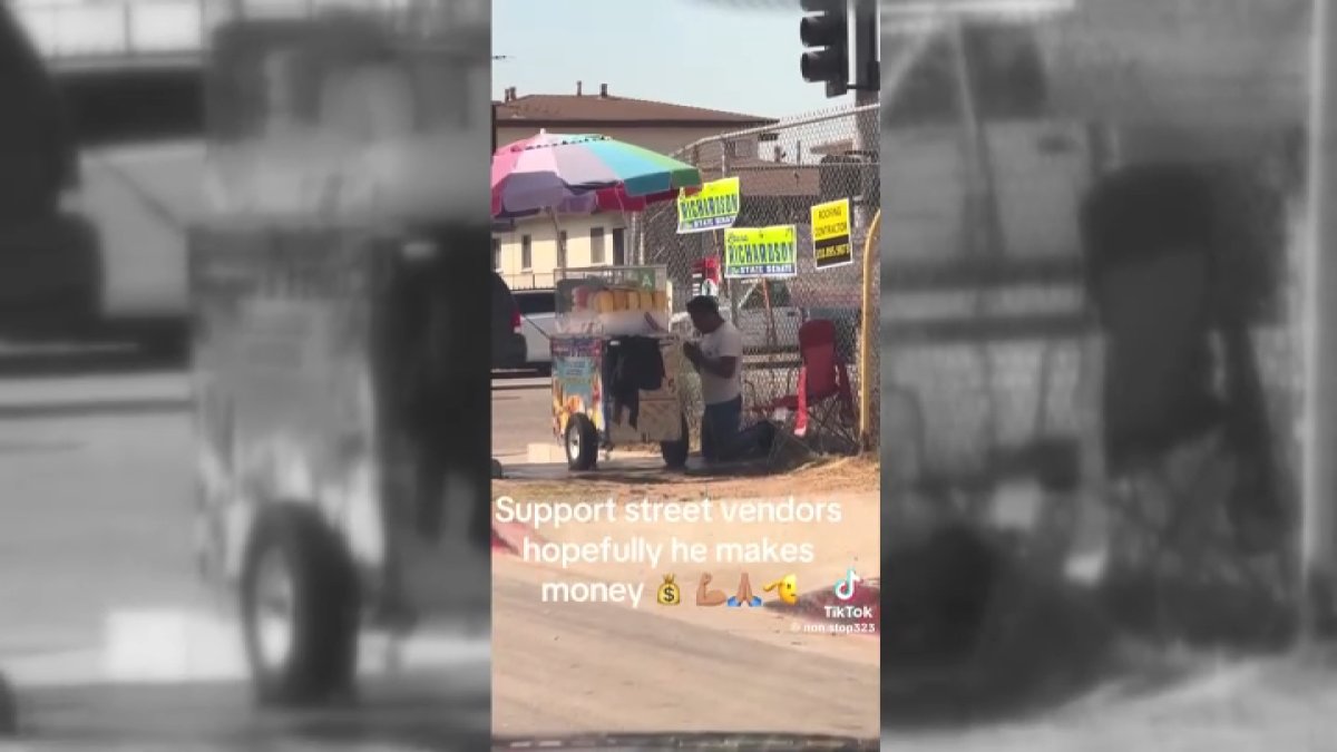 Gardena fruit vendor goes viral for prayer – NBC Los Angeles