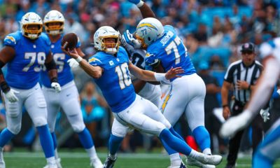 Justin Herbert throws 2 touchdowns to Quentin Johnston; Chargers hammer Panthers 26-3 to remain unbeaten – NBC Los Angeles