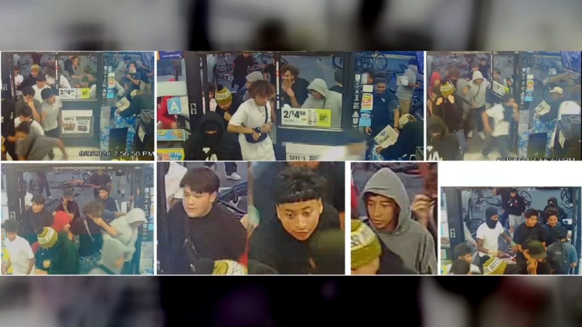 LAPD releases images of 7-Eleven ‘flash mob’ robbers – NBC Los Angeles