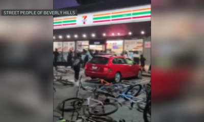 Large group of juveniles on bikes ransack 7-Eleven store in Pico-Robertson – NBC Los Angeles