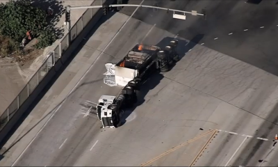 Lithium ion batteries catch fire in crash at Vincent Thomas Bridge – NBC Los Angeles