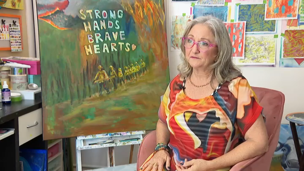 Orange County artist creates painting in honor of injured OCFA firefighters – NBC Los Angeles