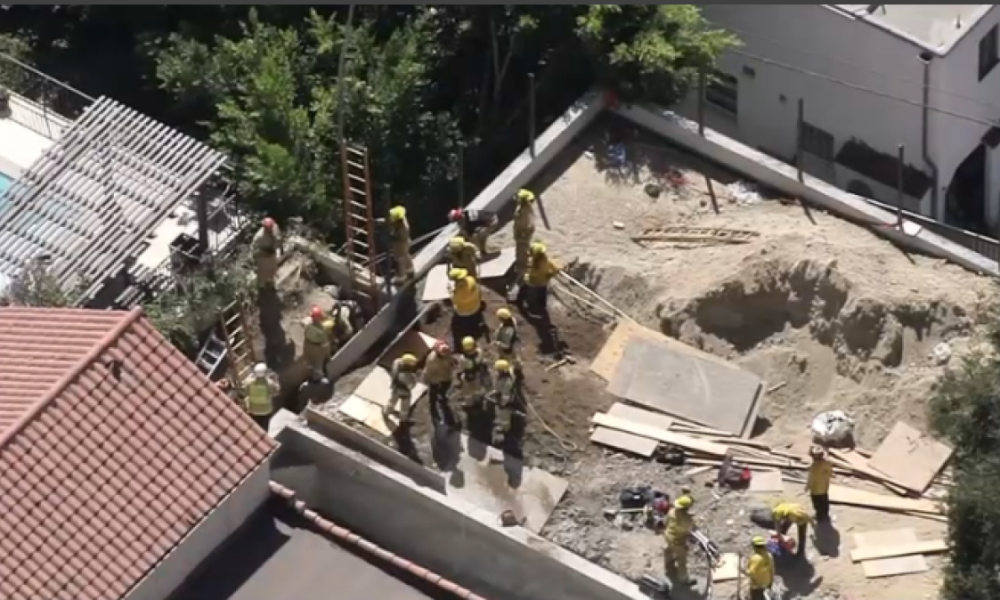 Rescue operation underway in Los Feliz after man falls into trench – NBC Los Angeles