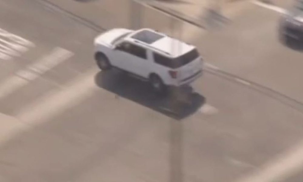 SUV goes airborne in LA chase – NBC Los Angeles