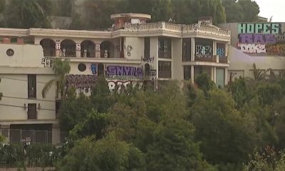 Second abandoned Hollywood Hills mansion covered in graffiti – NBC Los Angeles