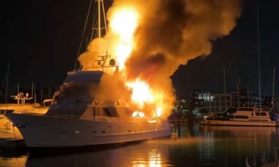 Yacht burns in Marina del Rey – NBC Los Angeles