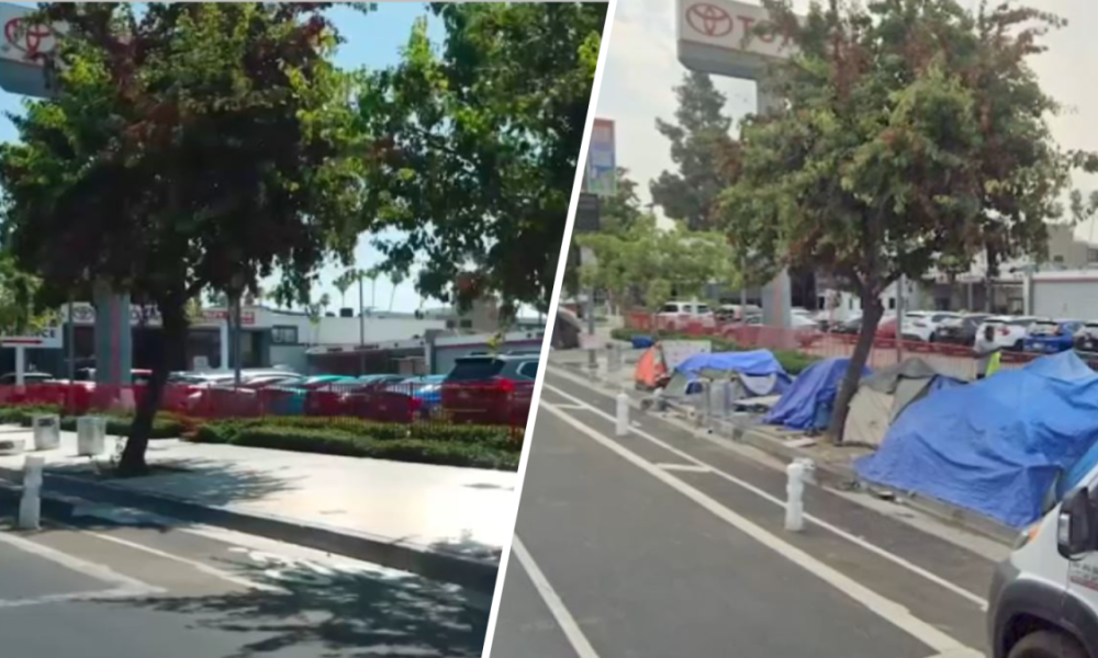 This LA neighborhood remains free of homeless tents – NBC Los Angeles