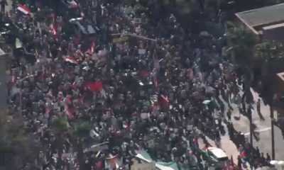 Crowd gathers for Oct. 7 anniversary rally in downtown LA – NBC Los Angeles