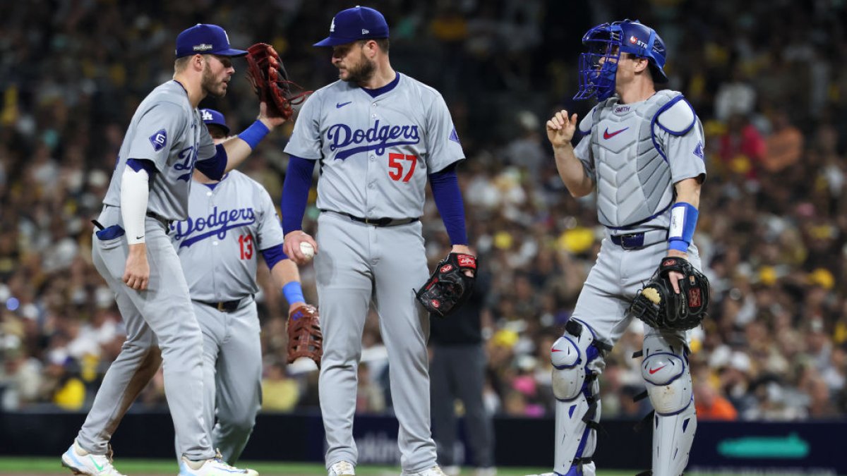 Dodgers bullpen keeps hope alive with nine shutout innings in 8-0 victory over Padres in Game 4 of NLDS – NBC Los Angeles