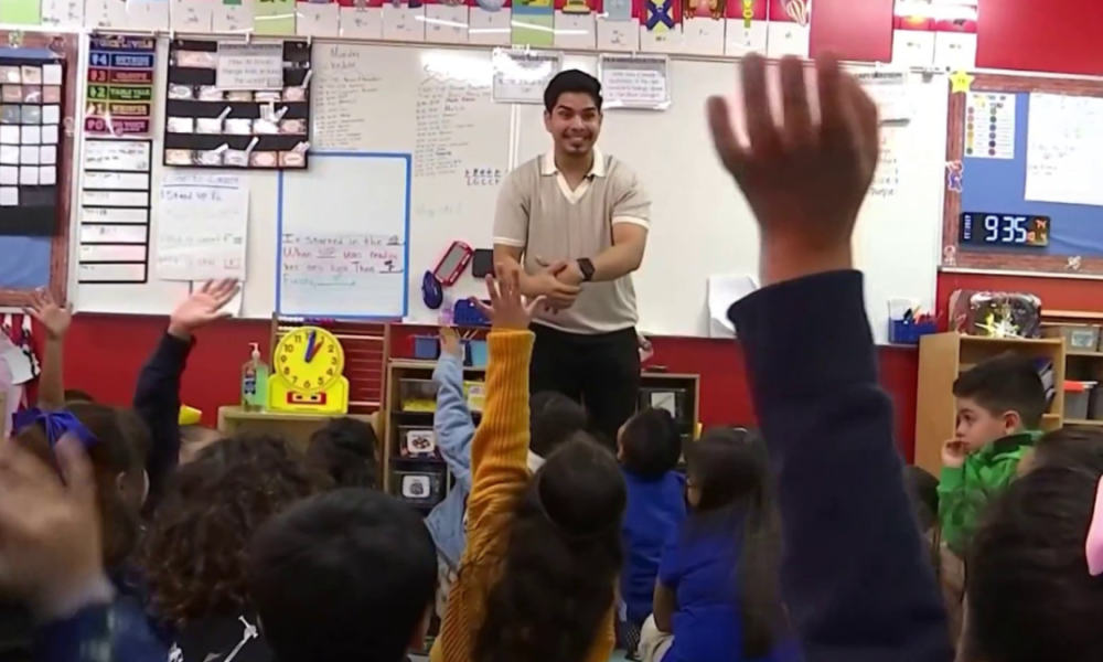 East LA teacher uses magic tricks to encourage good attendance – NBC Los Angeles