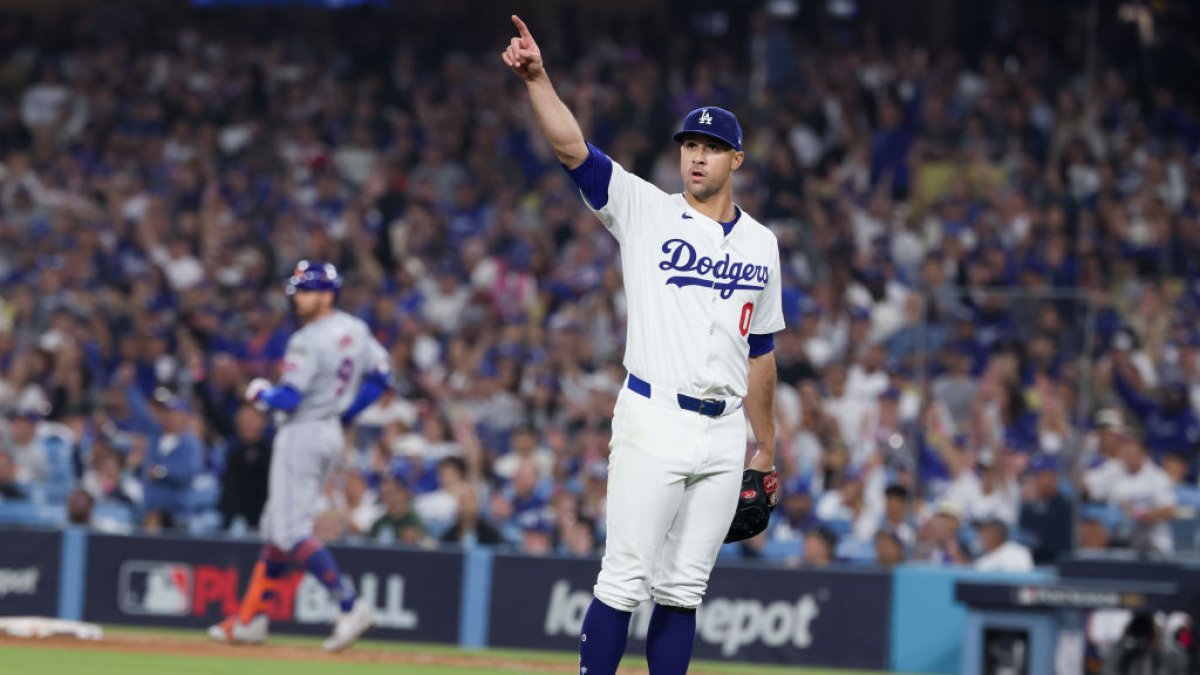 Jack Flaherty throws seven shutout innings in Dodgers 9-0 victory over Mets in Game 1 of NLCS – NBC Los Angeles