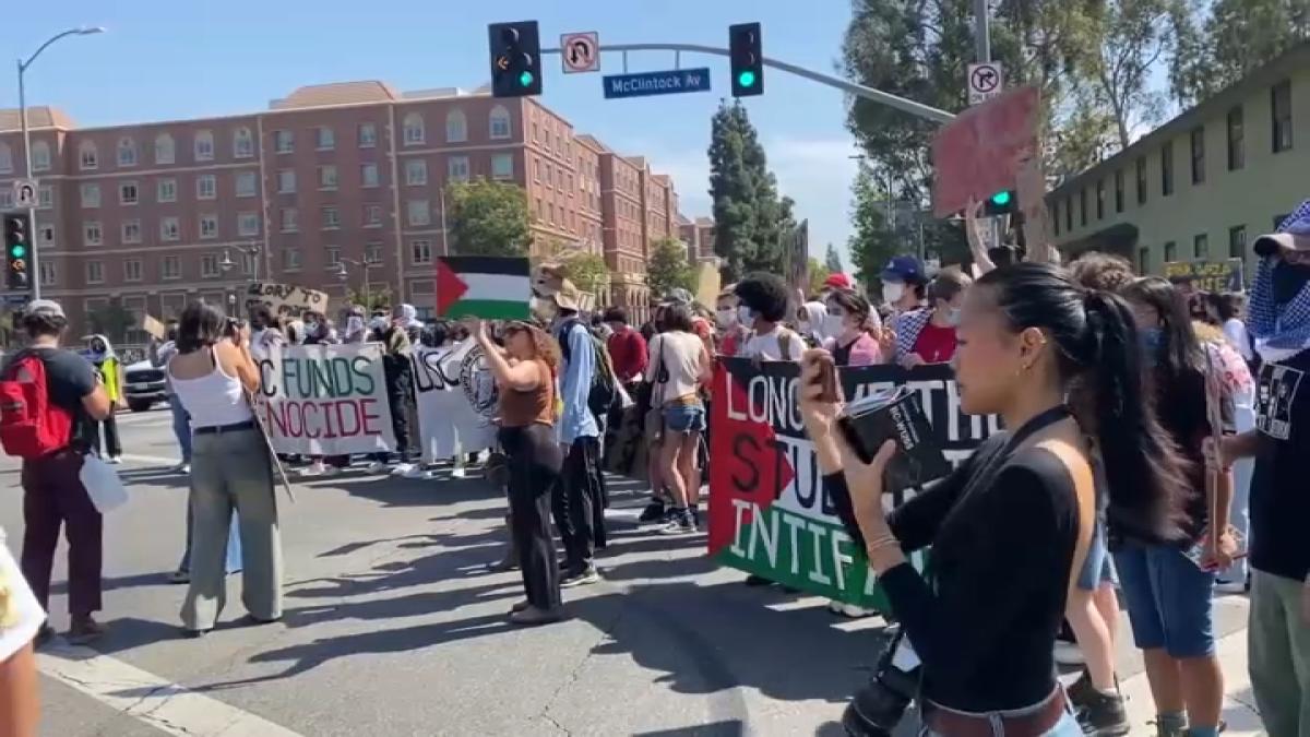 Pro-Palestinian protest at USC divides students – NBC Los Angeles