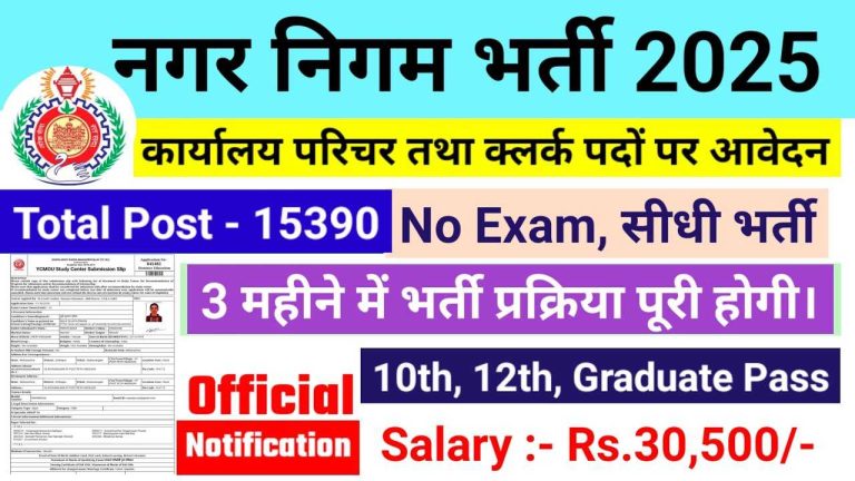 Nagar Nigam Job Recruitment